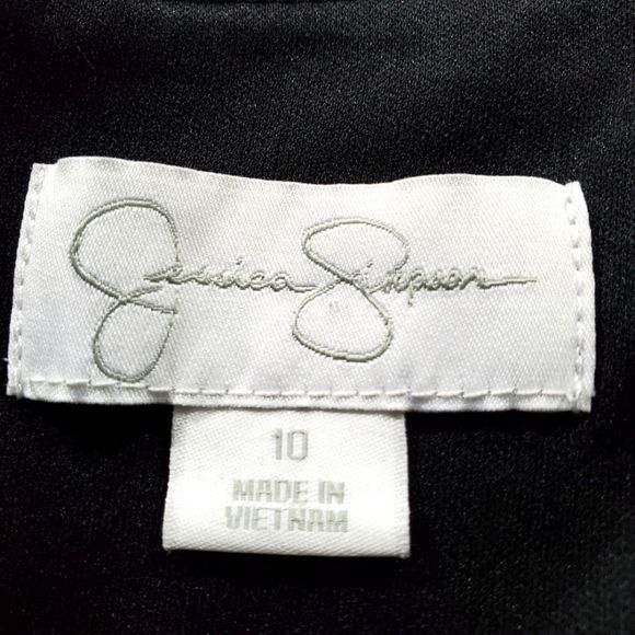 Sleeveless Houndstooth Bodycon Dress with by Jessica Simpson Size 10 #113 - Picture 6 of 10